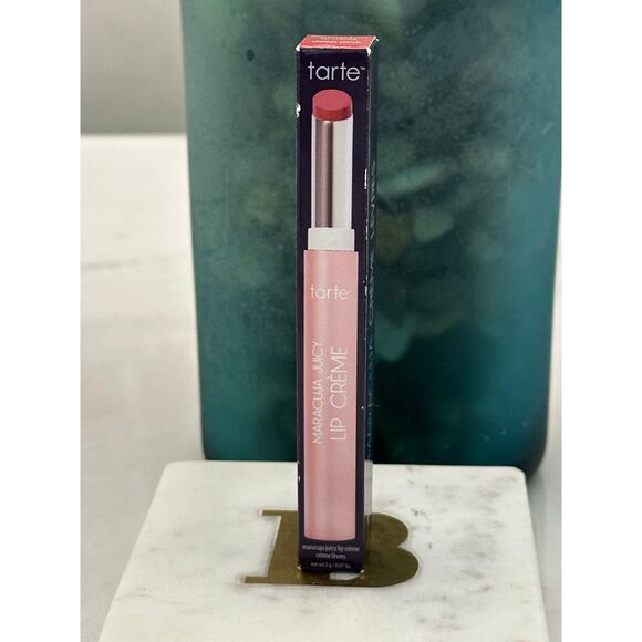Tarte Maracuja Juicy Lip Crème NIB Full Size - Deep Pink - Picture 1 of 3